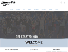 Tablet Screenshot of crossfitluna.com